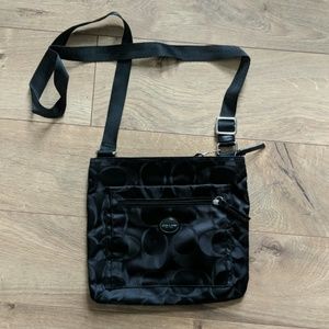 Black Coach crossbody